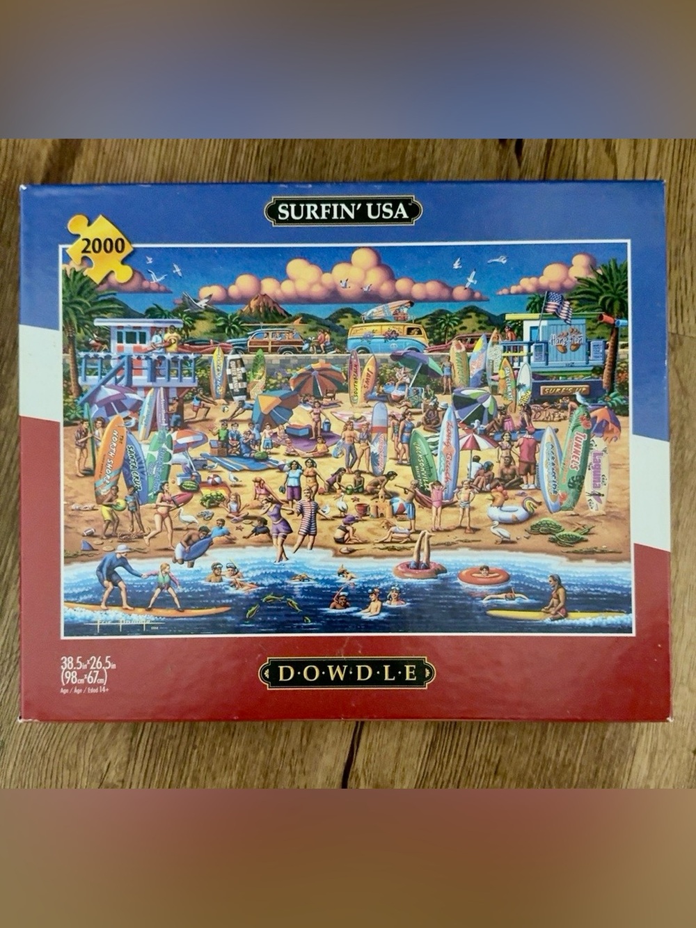 Dowdle Surfin' USA Beach Puzzle - Complete